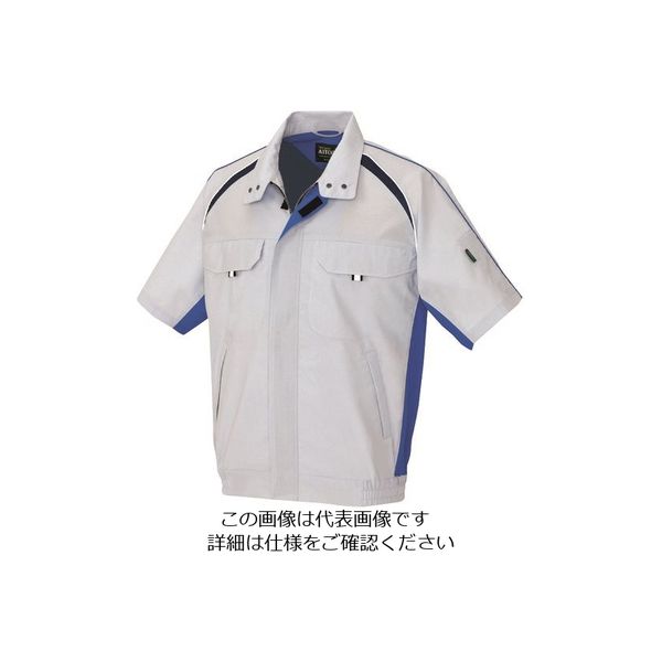 アイトス 半袖ブルゾン シルバーグレー M 1732-003-M 1着 144-5353（直送品）