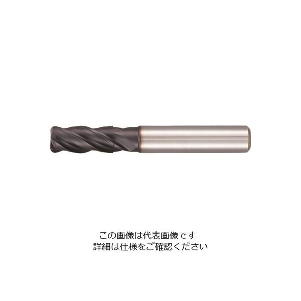 グーリング 4枚刃エンドミル コーナーR レギュラFIREコート 10mm 3872 10.020 182-1959（直送品）