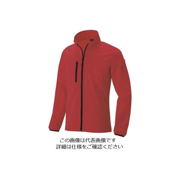 アイトス 長袖ブルゾン レッド M 10333-009-M 1着 144-2261（直送品）
