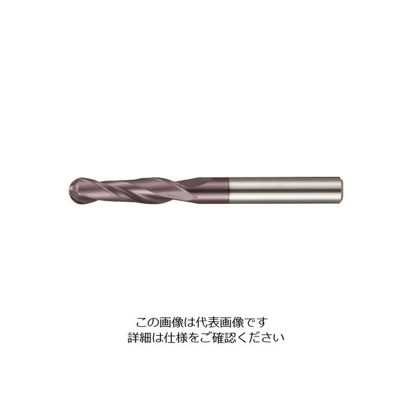 グーリング 2枚刃ボールエンドミル ロングFIREコート 4mm 3030 4.000 182-6718（直送品）