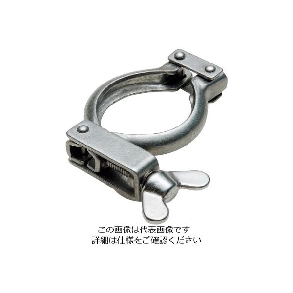 フジトク 低圧クランプ 1.5s ステンレス SUS304 サニタリー Z2L-1.5S 1個 111-8507（直送品）