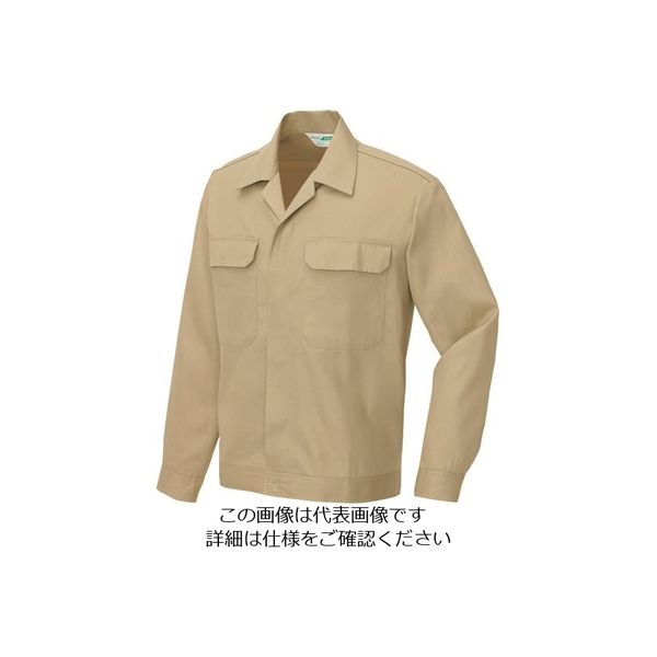 アイトス 7650長袖サマージャンパー(男女兼用) カーキ L 562-002-L 1着 145-3134（直送品）