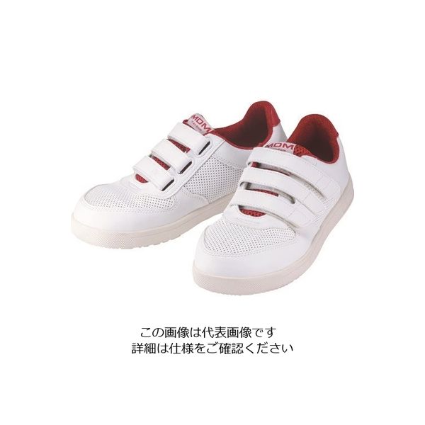 丸五 MDMー010 ホワイト 25.5cm MDM010-WH-255 1足 177-3671（直送品）