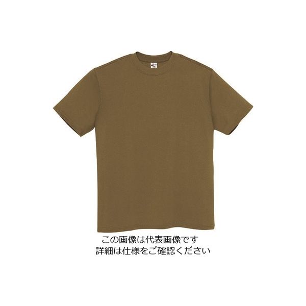 アイトス Tシャツ(男女兼用) モスグリーン M MT180-012-M 1着 144-7586（直送品）