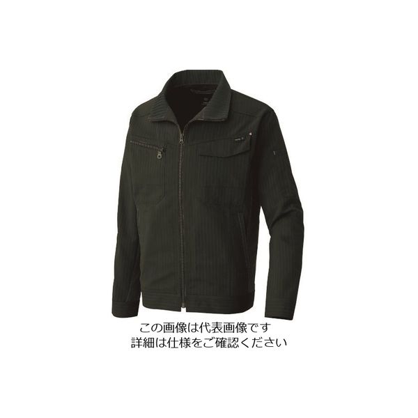アイトス 長袖サマーブルゾン カーキブラック S 30630-010-S 1着 143-4492（直送品）
