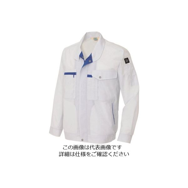 アイトス 長袖サマーブルゾン(男女兼用) シルバーグレー L 5360-003-L 1着 143-2828（直送品）