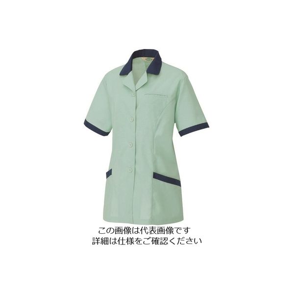 アイトス 半袖スモック アースグリーン S 5369-005-S 1着 143-1250（直送品）