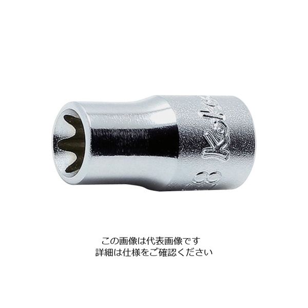 山下工業研究所 コーケン トルクスソケット 差込角6.35mm 対辺E12 2425-E12 1個 125-2180（直送品）