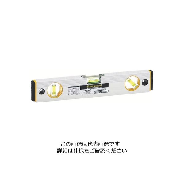 エビス エビスダイヤモンド 磁石・45°付ベーシックレベル シルバー 300mm ED-30MDN 1本 806-6707（直送品）