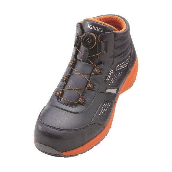 アルペン IGNIO ダイヤル式セーフティシューズ A種 ネービー29.0cm IGS1058TGF-NV29.0 1足 109-9261（直送品）