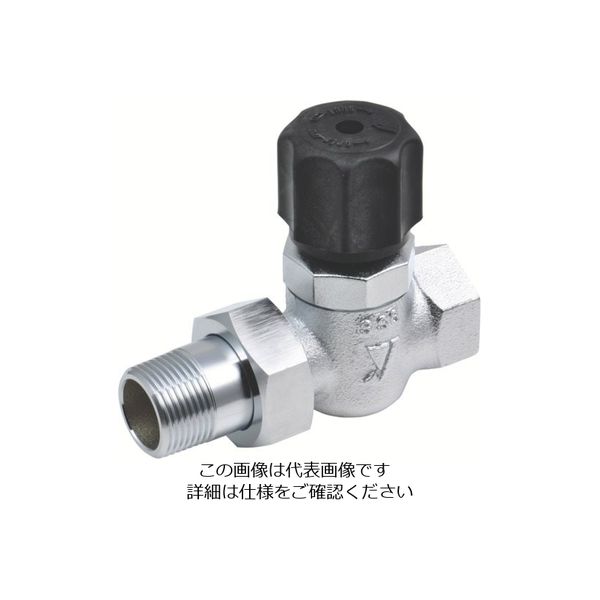 ヨシタケ ベローズ式ラジエターバルブ(ストレート) 20A FV-2S-20A 1台 802-1257（直送品）