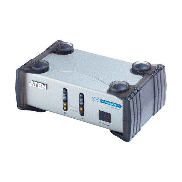 ATEN ビデオ切替器 DVIーI / 2入力 1出力 シングルリンク VS261 1台 115-2254（直送品）