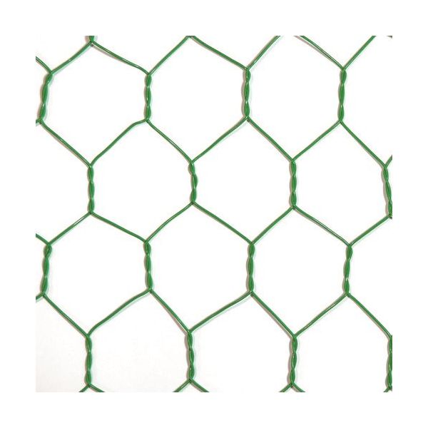 ダイドーハント ビニール 亀甲金網 線径1.15x目40mm 幅1500mm x 長さ30M巻 10160288 1巻 224-9105（直送品）