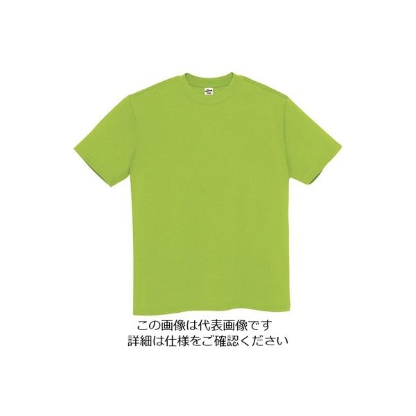 アイトス Tシャツ(男女兼用) ライム M MT180-016-M 1着 144-9172（直送品）