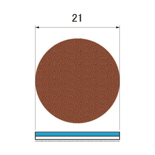 アルゴファイルジャパン アルゴファイル クッションポリモンドディスク HDC2100 1枚 204-7812（直送品）