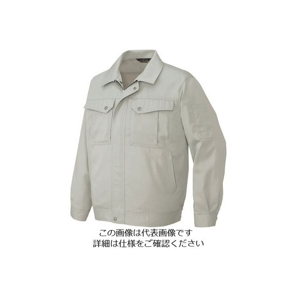 アイトス 長袖サマーブルゾン(男女兼用) シルバーグレー M 5660-003-M 1着 144-3805（直送品）