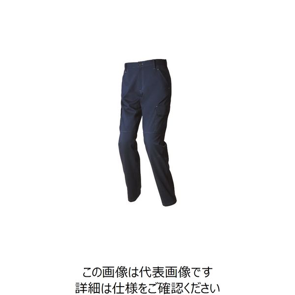 アイトス カーゴパンツ(ノータック)(男女兼用) ネイビー M 2551