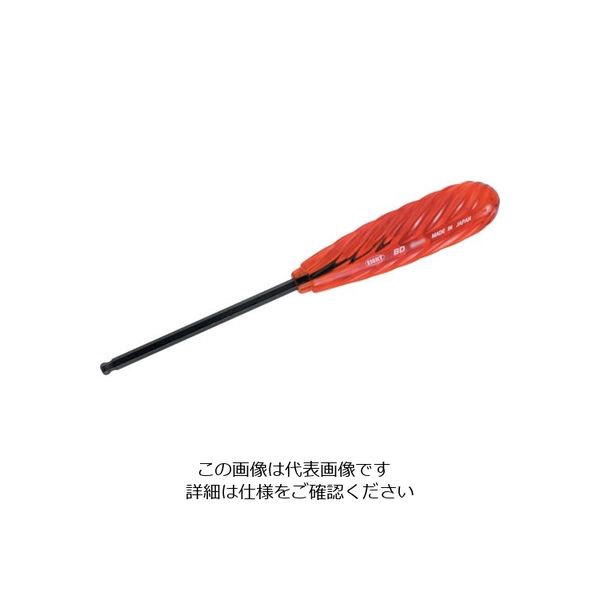 エイト 六角棒ドライバー ボールポイント 2mm 単品 BD-2 1本 811-6204（直送品）