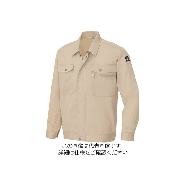 アイトス 長袖サマーブルゾン(男女兼用) ベージュ LL 5370-102-LL 1着 143-4401（直送品）