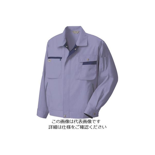 アイトス 長袖サマーブルゾン ミストバイオレット×ネイビー SS 5320-076-SS 1着 143-4317（直送品）