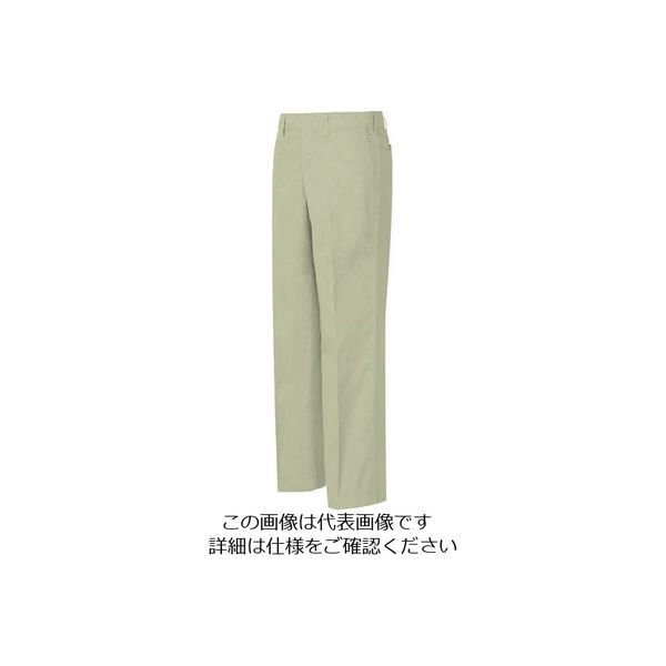アイトス ワークパンツ(ノータック)(男女兼用) アースグリーン 85 535-005-85 1着 144-9279（直送品）