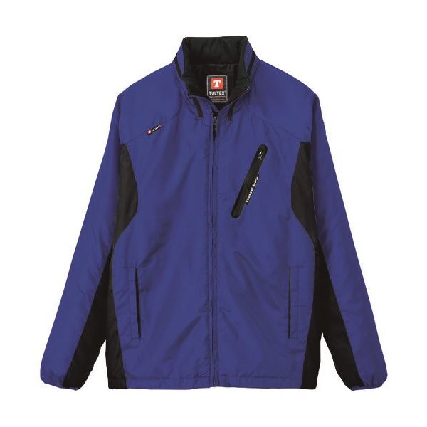 アイトス フードイン中綿ジャケット 10304ロイヤルブルーXブラック 5L AZ10304-006-5L 1着 217-0081（直送品）