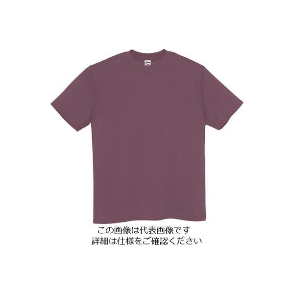 アイトス Tシャツ(男女兼用) グレープ 5L MT180-040-5L 1着 144-7562（直送品）