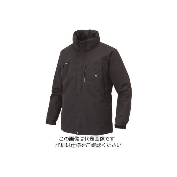 アイトス DIAPLEX 2層レインジャケット ブラック AZ56315-010-6L 1着 226-1534（直送品）