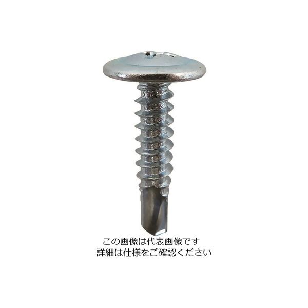 ダイドーハント YAIBA ドリルねじ シンワッシャー 三価ユニクロ 4×16 約500本入 00046625 1箱(500本)（直送品）