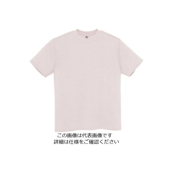 アイトス Tシャツ(男女兼用) ライトピンク S MT180-014-S 1着 145-0774（直送品）