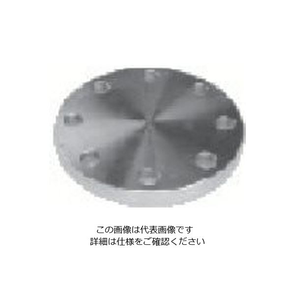 イノック ブラインドフランジ SUS316 BF 10K 150A 316BF10K150A 1枚 806-4873（直送品）