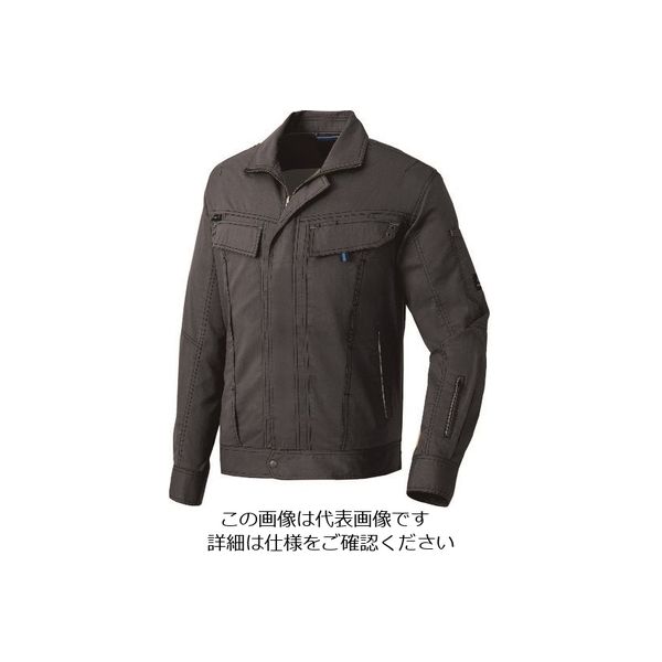 アイトス 長袖サマーブルゾン(男女兼用) チャコール 5L 30530-014-5L 1着 143-4432（直送品）