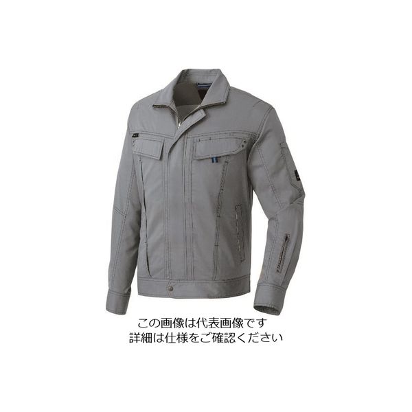 アイトス 長袖サマーブルゾン(男女兼用) アイアンブルー L 30530-086-L 1着 142-9643（直送品）