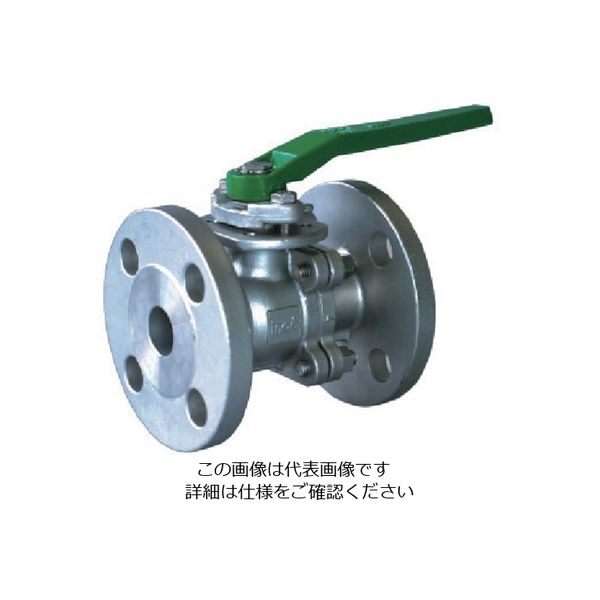 イノック（INOC） イノック フランジ付ボールバルブ 50A 30410SFV50A 1セット（2個） 806-5127（直送品）