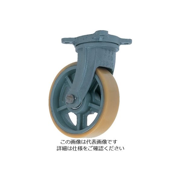 ヨドノ 鋳物重荷重用ウレタン車輪自在車付き UHB-g200X50 UHB-G200X50