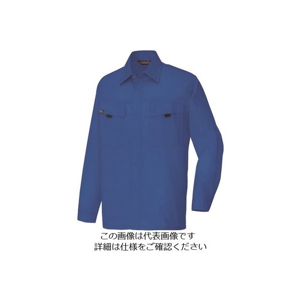 アイトス 長袖シャツ(男女兼用)(薄地) ロイヤルブルー 4L 5575-006-4L 1着 145-0422（直送品）