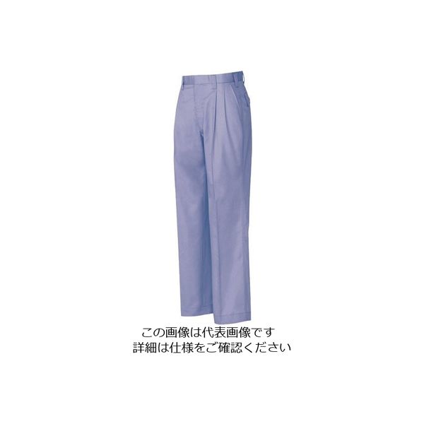 アイトス ワークパンツ(2タック) ミストバイオレット 120 5322-076-120 1着 145-4154（直送品）