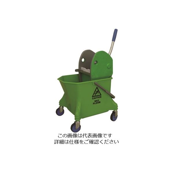 シーバイエス 清掃用品 リンガー・バケツセット(グリーン) 5177323 1台 135-4927（直送品）
