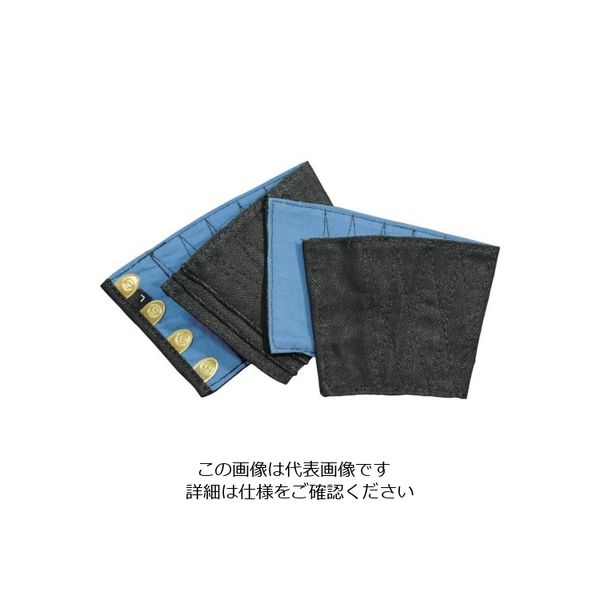 丸五 手甲4枚 黒 小 TEKOU4-BK-S 1足 786-1494（直送品）