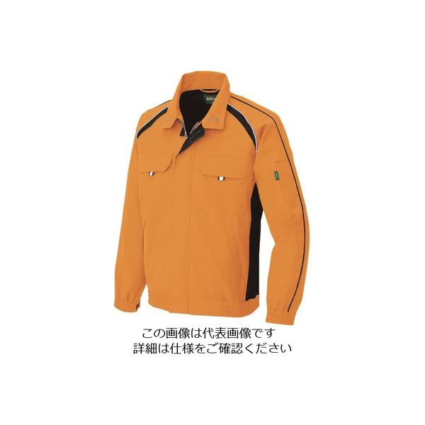 アイトス 長袖サマーブルゾン オレンジ 3L 1730-063-3L 1着 144-2194（直送品）