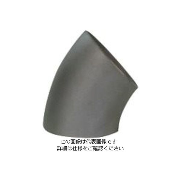 ベンカン機工 S45L10Sステンレス鋼製エルボロング45°125A S45L-10S-125A 850-5062（直送品）
