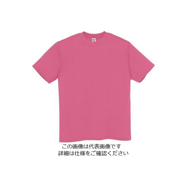 アイトス Tシャツ(男女兼用) ホットピンク 3L MT180-025-3L 1着 144-5972（直送品）