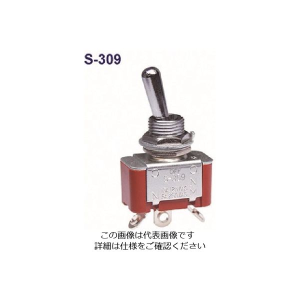 NKKスイッチズ 小型トグルスイッチ S-41RN-J 1個 182-9359（直送品）