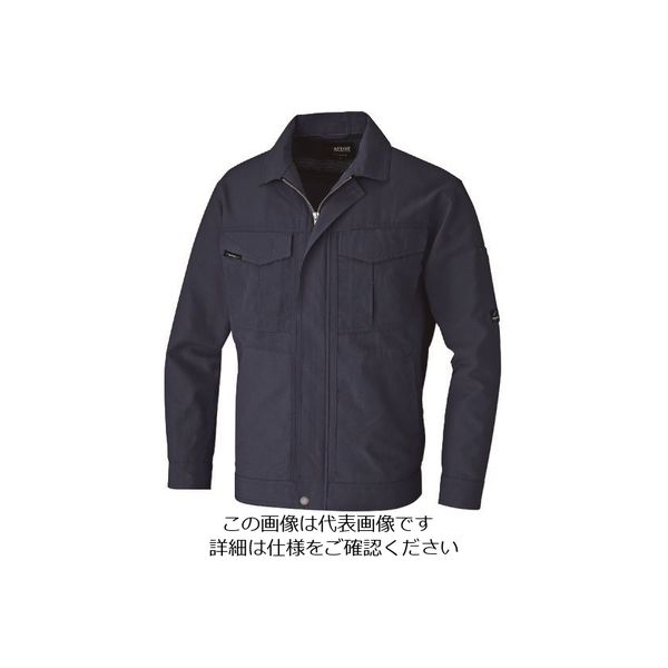 アイトス 長袖サマーブルゾン(男女兼用) ネイビー 3L 1630-008-3L 1着 143-9015（直送品）