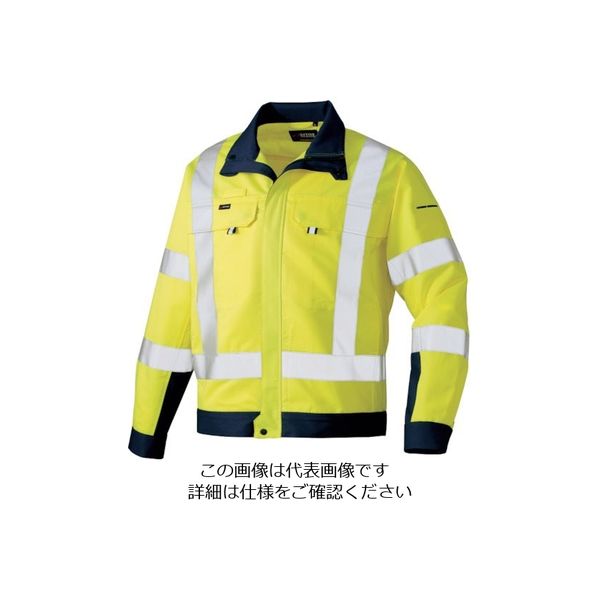 アイトス 高視認作業ブルゾンハイパーイエロー4L AZ27010914L 1着 128-2560（直送品）