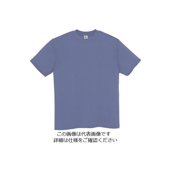アイトス Tシャツ(男女兼用) ストーンブルー S MT180-023-S 1着 144-7631（直送品）