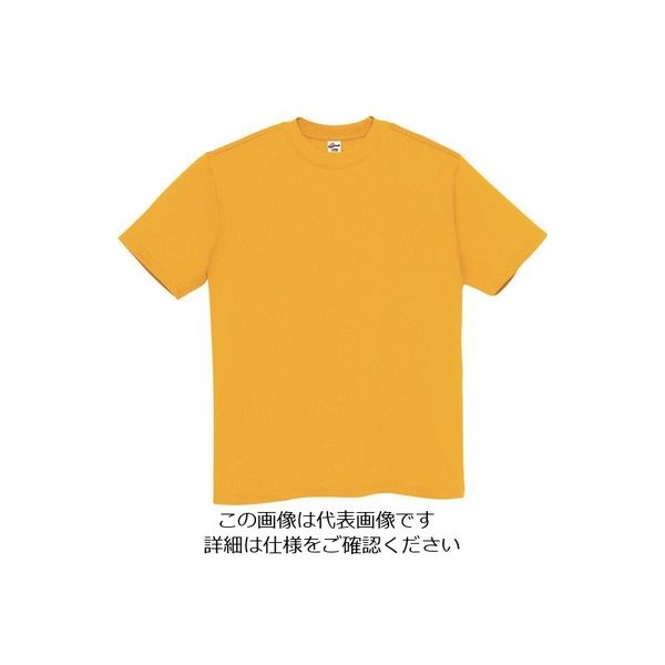 アイトス Tシャツ(男女兼用) ゴールド S MT180-009-S 1着 145-0776（直送品）