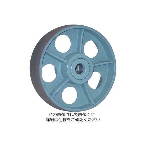 ヨドノ 重荷重用鋳物車輪ベアリング入 CHB130X50 1個 132-0378（直送品）