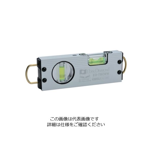 エビス エビスダイヤモンド トビ・ボックスレベル ホワイト/グリーン ED-TBOXW 1本 806-6908（直送品）