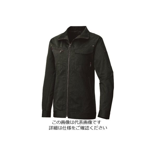 アイトス レディース長袖サマーブルゾン カーキブラック LL 30640-010-LL 1着 142-9633（直送品）